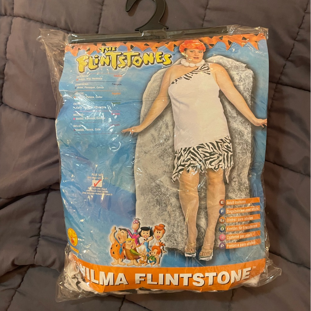 The Flintstones Wilma Flintstone Plus Size Halloween Costume 16-20